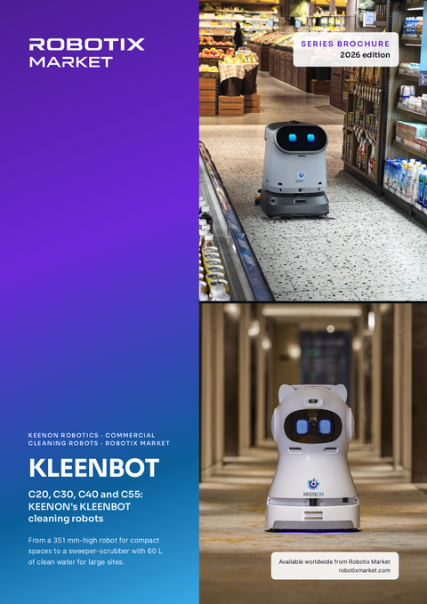 Komerční úklidový robot Keenon KLEENBOT C30 – Produktová brožura