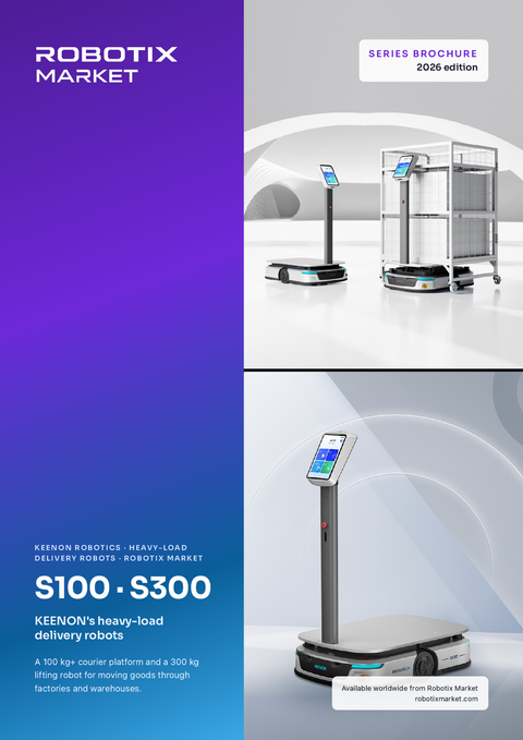 Kurýrní robot Keenon S100 pro těžké náklady – Produktová brožura