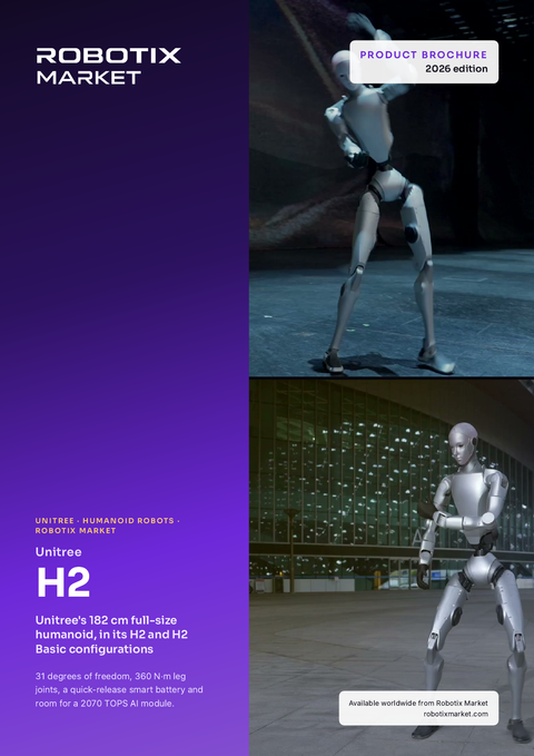 Humanoidní robot Unitree H2 – Produktová brožura