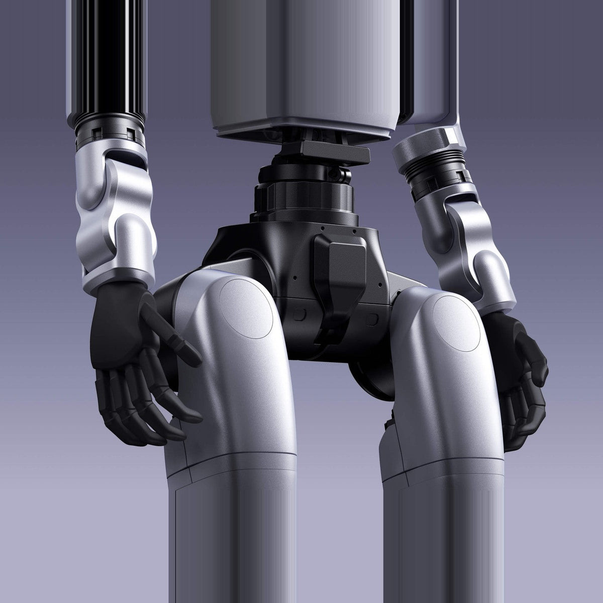 Unitree G1 dummy hands, fitted on the G1 Edu Standard U1